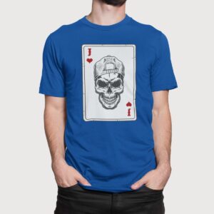 Στάμπα για μπλούζα, Jack of Hearts (10418) - Royal Blue (241)