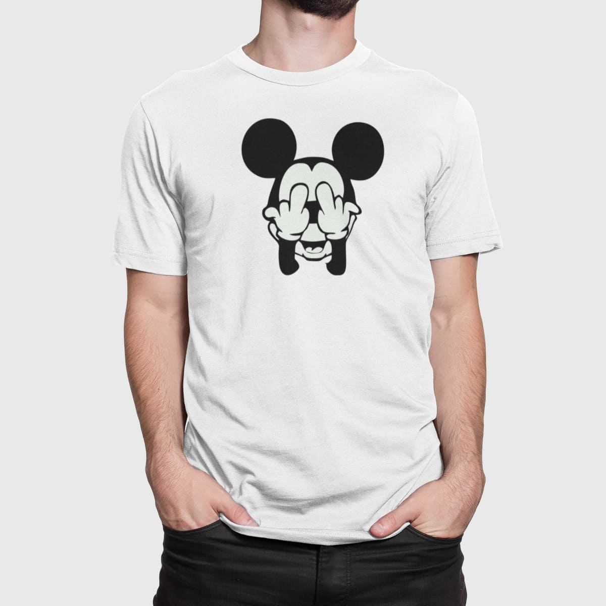 Στάμπα για μπλούζα, Mickey (10232) - White (102)