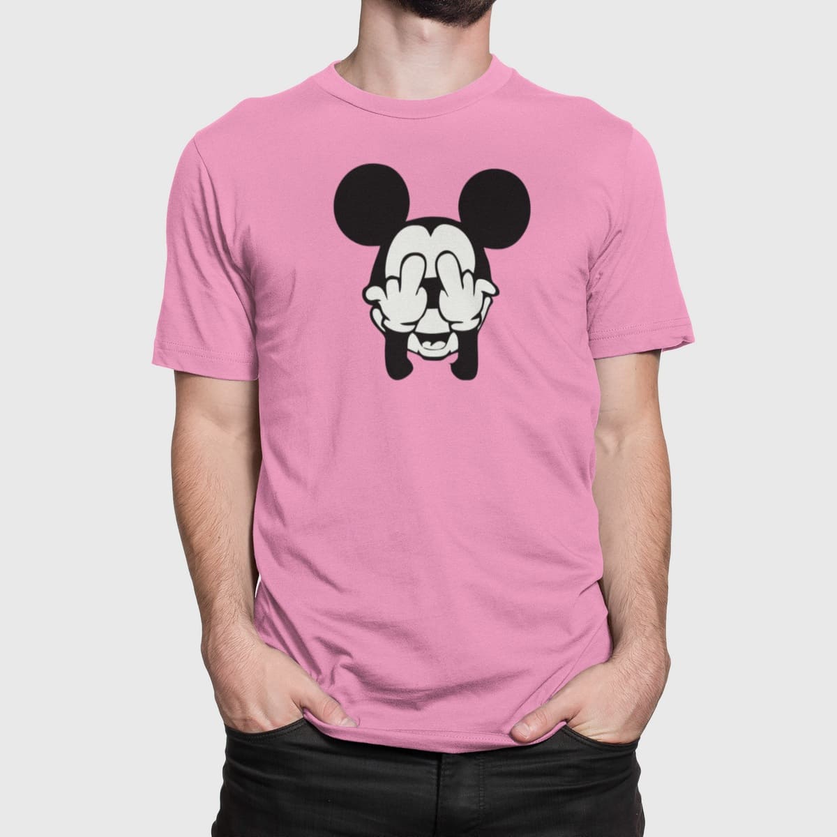 Στάμπα για μπλούζα, Mickey (10232) - Pink (136)