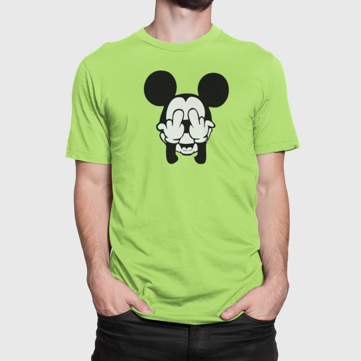 Στάμπα για μπλούζα, Mickey (10232) - Apple Green (280)