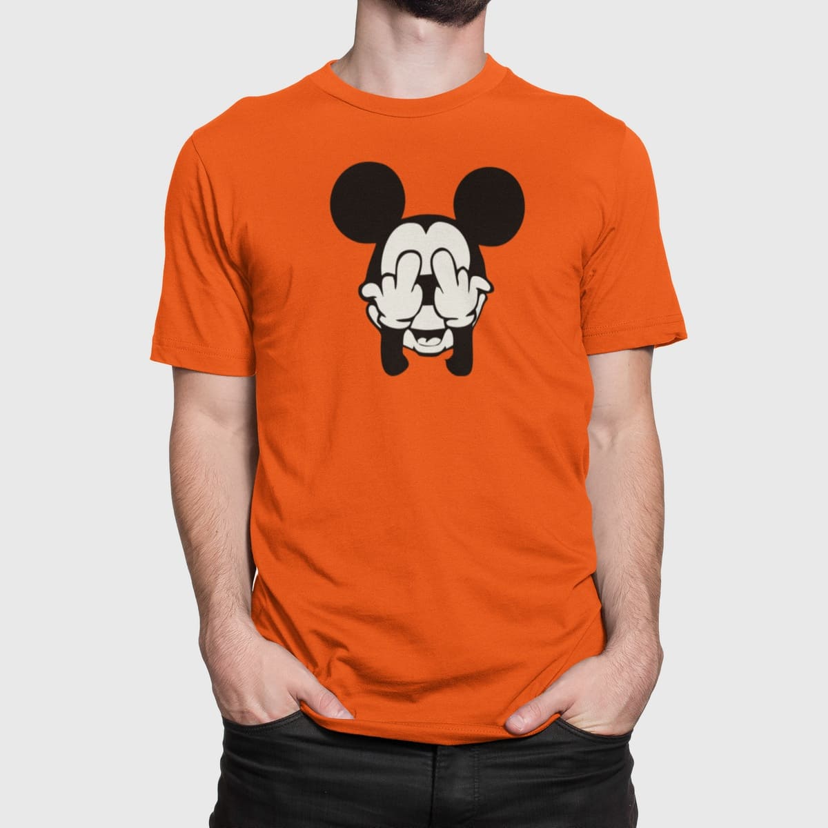 Στάμπα για μπλούζα, Mickey (10232) - Orange (400)