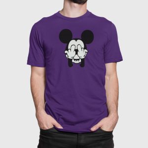 Στάμπα για μπλούζα, Mickey (10232) - Dark Purple (712)