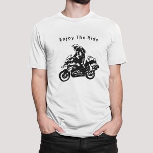 Στάμπα για μπλούζα, Enjoy The Ride (10359) - White (102)