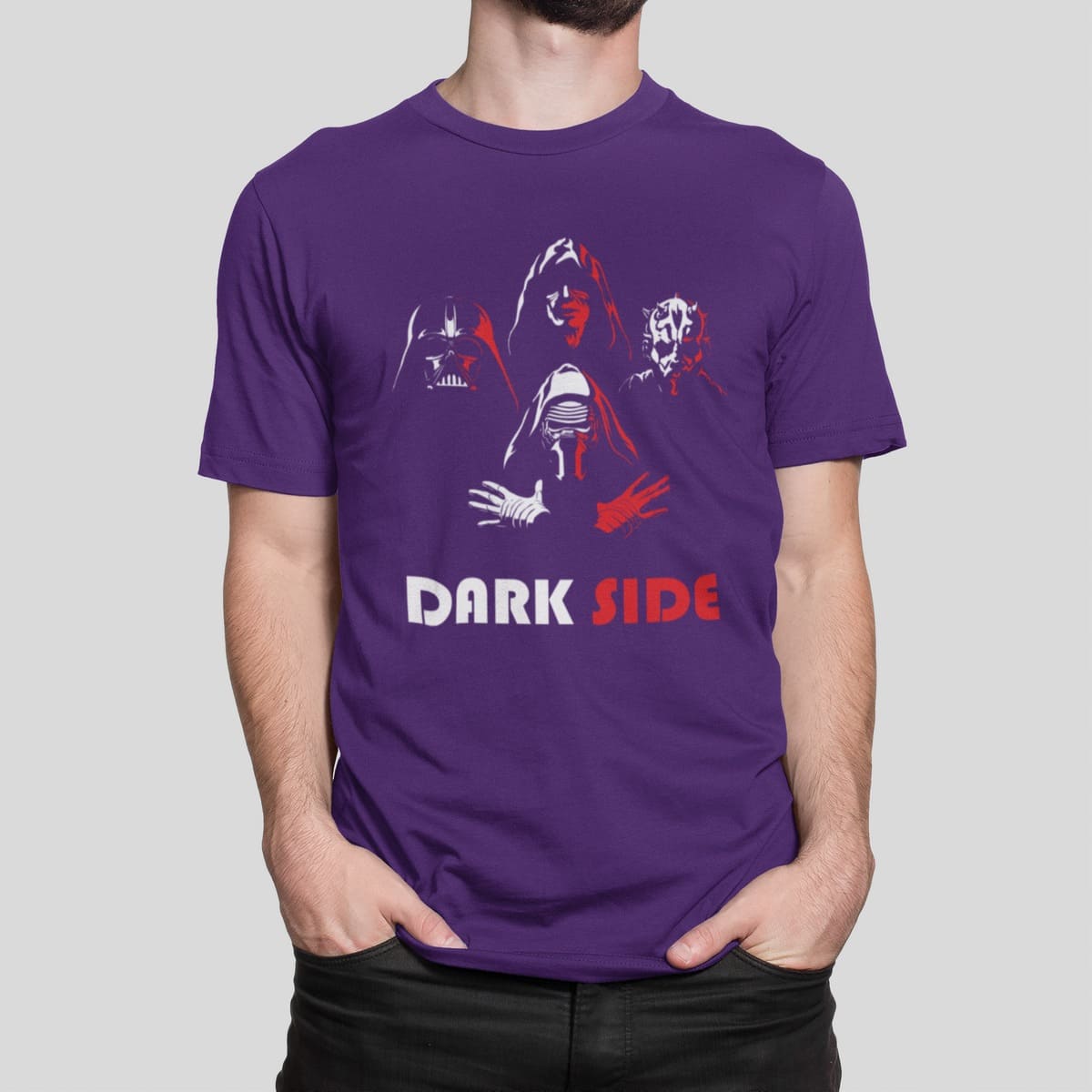 Στάμπα για μπλουζάκι, Dark Side (10089) - Dark Purple (712)