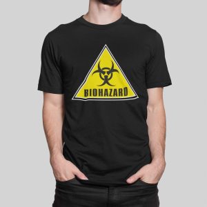 Μπλούζα με εκτύπωση , Biohazard (10157) - Black (309)