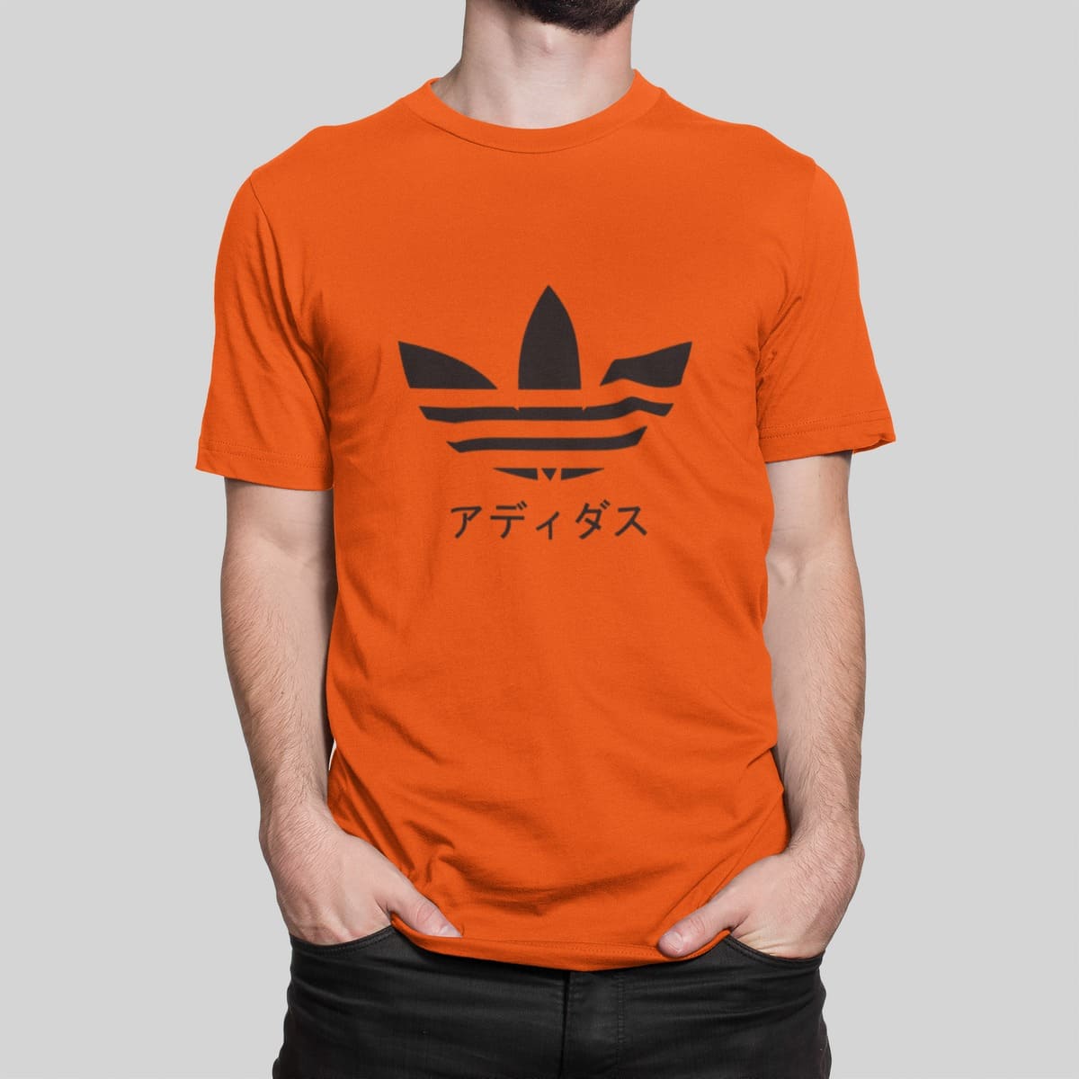 Μπλουζάκι με στάμπα , Adidas (10193) - Orange (400)