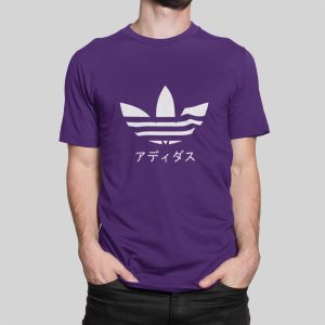 Μπλουζάκι με στάμπα , Adidas (10193) - Dark Purple (712)