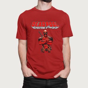 Μπλούζα με εκτύπωση , Deadpool (10393) - Red (145)