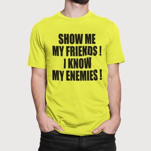 Εκτύπωση σε μπλουζάκι , Show me my Friends (10400) - lemon (302)