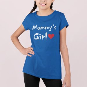 Μπλουζάκι με στάμπα , Mommy's Girl (10251) - Royal Blue (241)